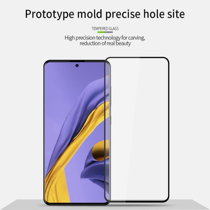 For Galaxy A51 MOFI 9H 2.5D Full Screen Tempered Glass Film(Black) - Galaxy Tempered Glass by MOFI | Online Shopping South Africa | PMC Jewellery | Buy Now Pay Later Mobicred