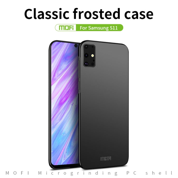 For Galaxy S20+  MOFI Frosted PC Ultra-thin Hard Case(Rose gold) - Galaxy Phone Cases by MOFI | Online Shopping South Africa | PMC Jewellery