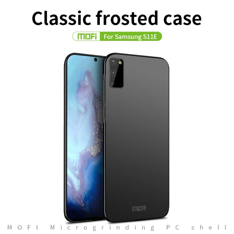 For Galaxy S20 MOFI Frosted PC Ultra-thin Hard Case(Blue) - Galaxy Phone Cases by MOFI | Online Shopping South Africa | PMC TechLife | Buy Now Pay Later Mobicred