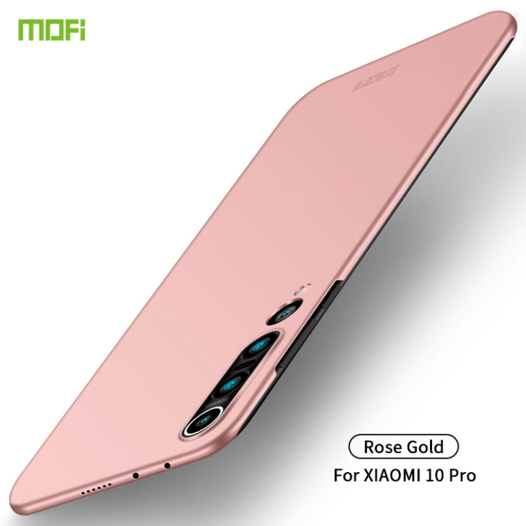 For Xiaomi Mi 10 Pro MOFI Frosted PC Ultra-thin Hard Case(Rose Gold) - Xiaomi Cases by MOFI | Online Shopping South Africa | PMC TechLife