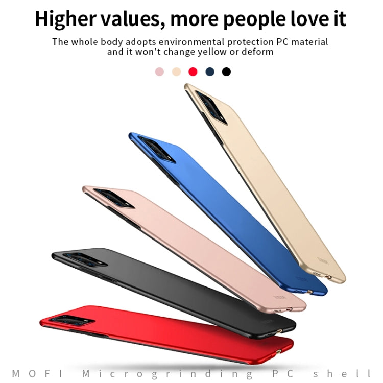 For Huawei P40 Pro MOFI Frosted PC Ultra-thin Hard Case(Blue) - Huawei Cases by MOFI | Online Shopping South Africa | PMC TechLife | Buy Now Pay Later Mobicred
