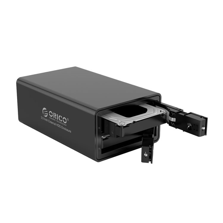 ORICO 9528RU3 3.5-Inch External Hard Drive Enclosure with RAID(Black) - HDD Enclosure by ORICO | Online Shopping South Africa | PMC Jewellery | Buy Now Pay Later Mobicred