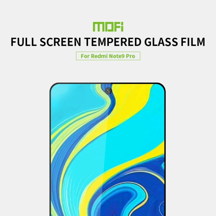 For Xiaomi Redmi Note 9 Pro MOFI 9H 2.5D Full Screen Tempered Glass Film -  by MOFI | Online Shopping South Africa | PMC TechLife