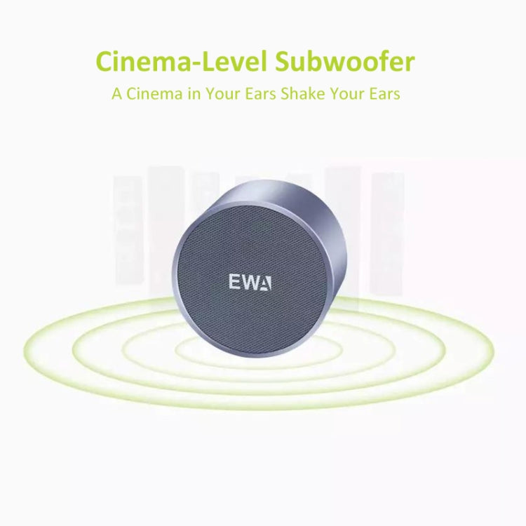 EWA A3 Mini Speakers 8W 3D Stereo Music Surround Wireless Bluetooth Speakers  Portable  Sound Bass Support TF Cards USB(Blue) - Desktop Speaker by EWA | Online Shopping South Africa | PMC Jewellery | Buy Now Pay Later Mobicred