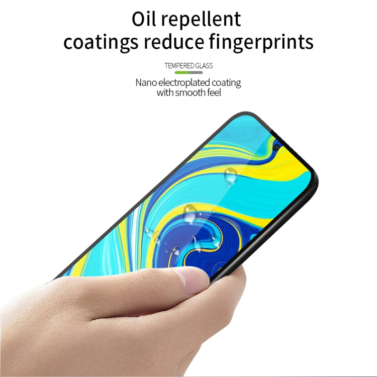 For Xiaomi Redmi Note 9S MOFI 9H 2.5D Full Screen Tempered Glass Film(Black) -  by MOFI | Online Shopping South Africa | PMC TechLife