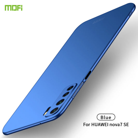 For Huawei Nova 7 SE MOFI Frosted PC Ultra-thin Hard Case(Blue) - Huawei Cases by MOFI | Online Shopping South Africa | PMC Jewellery