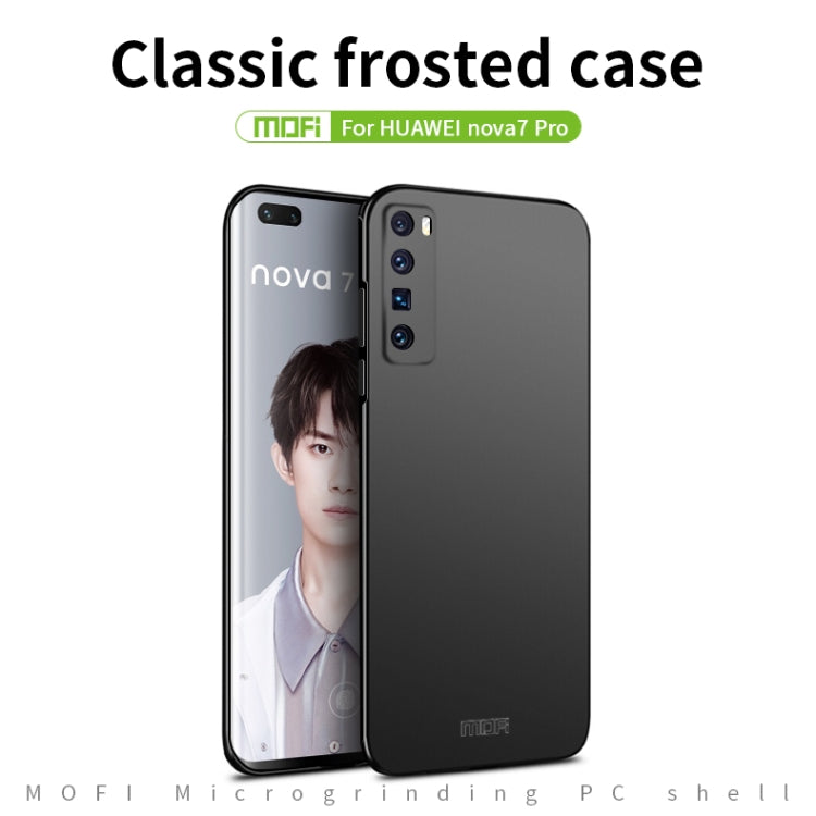 For Huawei Nova 7 Pro MOFI Frosted PC Ultra-thin Hard Case(Rose gold) - Huawei Cases by MOFI | Online Shopping South Africa | PMC Jewellery