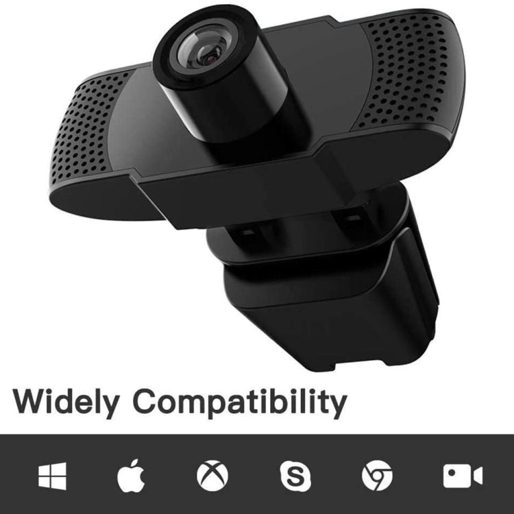 HD 1080P Megapixels USB Webcam Camera CMOS Sensor with MIC for Computer PC Laptops - HD Camera by PMC Jewellery | Online Shopping South Africa | PMC Jewellery | Buy Now Pay Later Mobicred