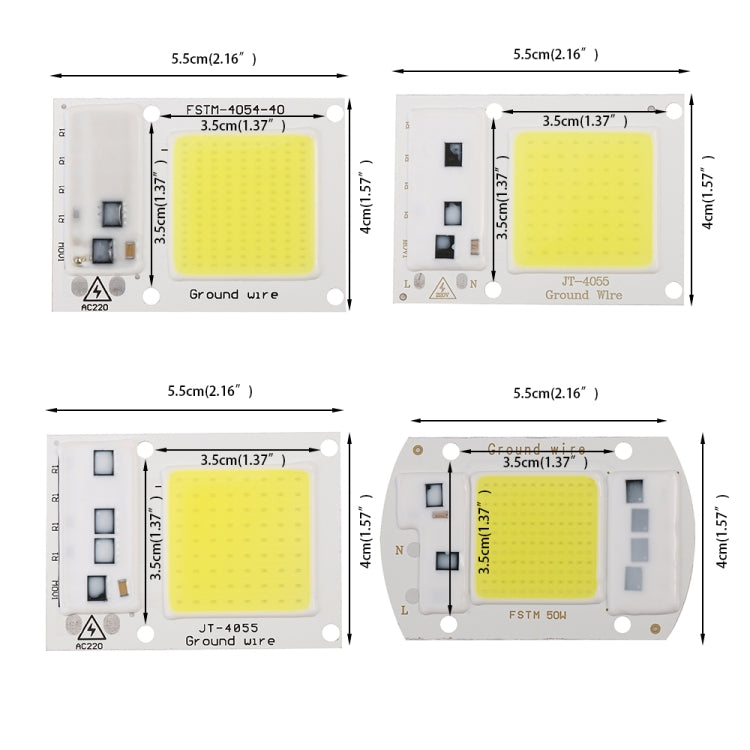 High Power 220V LED FloodlightCool/Warm White COB LED Chip IP65 Smart IC Driver Lamp(15W white) - Celling Lights & Chandeliers by PMC Jewellery | Online Shopping South Africa | PMC Jewellery | Buy Now Pay Later Mobicred
