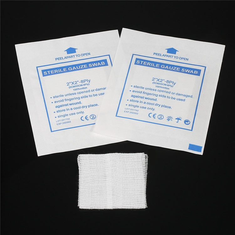 10 PCS Disposable Cotton Gauze Piece - free shipping - PMC TechLife - Order now!