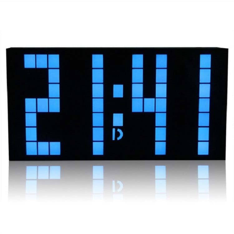 Digital Electronic Alarm Clock Creative LED Desk Clock US Plug, Style:4 Digits 7 Segments(Blue Light) - Alarm Clocks by PMc TechLife | Online Shopping South Africa | PMc TechLife | Buy Now Pay Later Mobicred