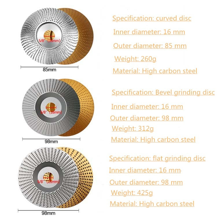 Woodworking Sanding Thorn Disk Angle Grinder Thorn Disk Plastic Grinding Disk Polishing Disk, Style:Arc(Gold) - Abrasive Tools & Accessories by PMC TechLife | Online Shopping South Africa | PMC TechLife | Buy Now Pay Later Mobicred