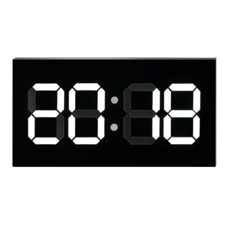 Creative Wall Clock Alarm Clock Simple Remote Control Perpetual Calendar Electronic Clock US Plug, Style:Single-sided Remote Control(White Font) - Wall Clock by PMc TechLife | Online Shopping South Africa | PMc TechLife | Buy Now Pay Later Mobicred