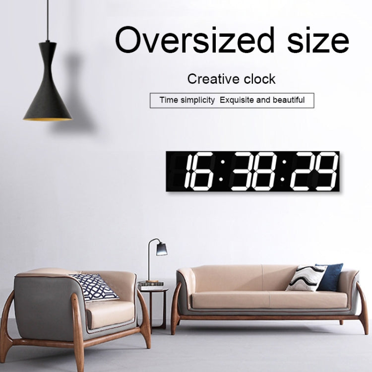 Multifunctional LED Wall Clock Creative Digital Clock, Style:Sealed Box Remote Control(Blue Font) - Wall Clock by PMc TechLife | Online Shopping South Africa | PMc TechLife | Buy Now Pay Later Mobicred