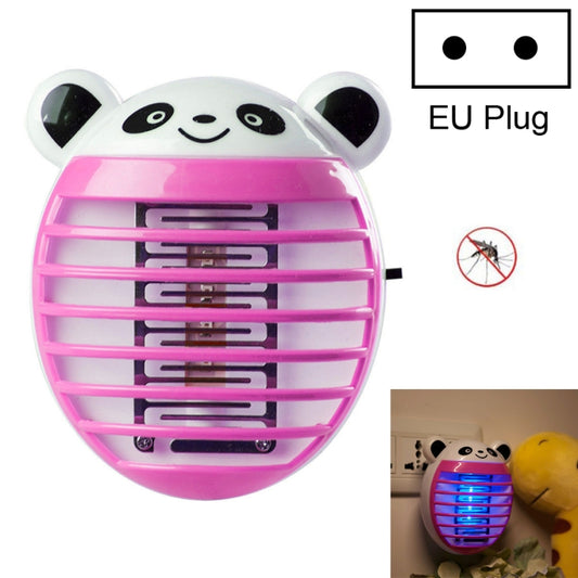 Cute Household Mosquito Killer Lamp LED Light Anti Mosquito Bug Zapper Insect Muggen Killer Night Light Colorful EU Plug(Red) - Repellents by PMC Jewellery | Online Shopping South Africa | PMC Jewellery | Buy Now Pay Later Mobicred