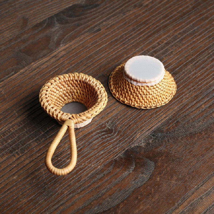 Bamboo Woven Creative Filter Reusable Filter Tea Colander Gadget, Style:Bamboo Woven Tea Leak - Tea Strainers by PMC TechLife | Online Shopping South Africa | PMC TechLife | Buy Now Pay Later Mobicred