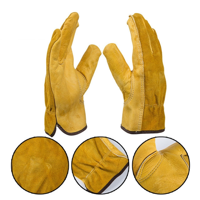 2 Pairs Motorcycle Gloves Riding Gloves Garden Labor Protection Safety Gloves, SIZE:L - Safety Gloves by PMC Jewellery | Online Shopping South Africa | PMC Jewellery