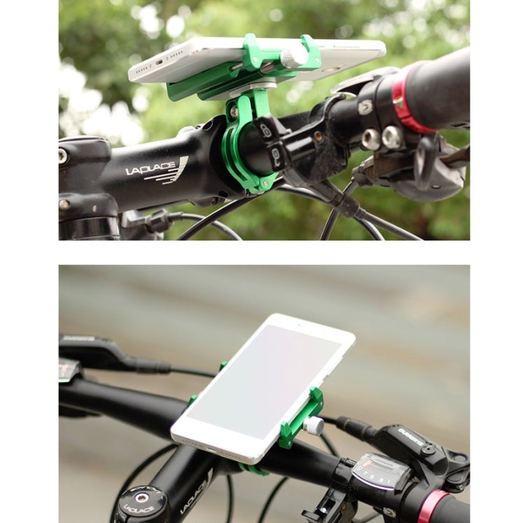 GUB Bicycle Aluminum Alloy Mobile Phone Bracket Navigation Bracket Motorcycle Mobile Phone Holder(Green) - Holders by GUB | Online Shopping South Africa | PMC Jewellery | Buy Now Pay Later Mobicred