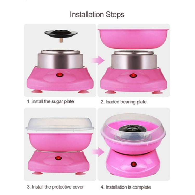 Electric Cotton Candy Machine, Plug:EU(Red) - free shipping - PMC TechLife - Order now!