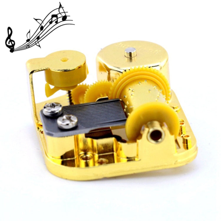 Eight-tone Gold-plated Bar Repair Parts DIY Sky City Paperback Music Box(Canon) - Music Box by PMC Jewellery | Online Shopping South Africa | PMC Jewellery | Buy Now Pay Later Mobicred