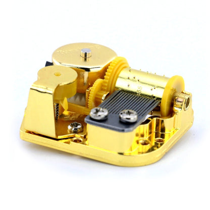 Eight-tone Gold-plated Bar Repair Parts DIY Sky City Paperback Music Box(Canon) - Music Box by PMC Jewellery | Online Shopping South Africa | PMC Jewellery | Buy Now Pay Later Mobicred