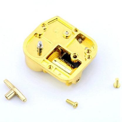 Eight-tone Gold-plated Bar Repair Parts DIY Sky City Paperback Music Box(Memory) - Music Box by PMC Jewellery | Online Shopping South Africa | PMC Jewellery | Buy Now Pay Later Mobicred