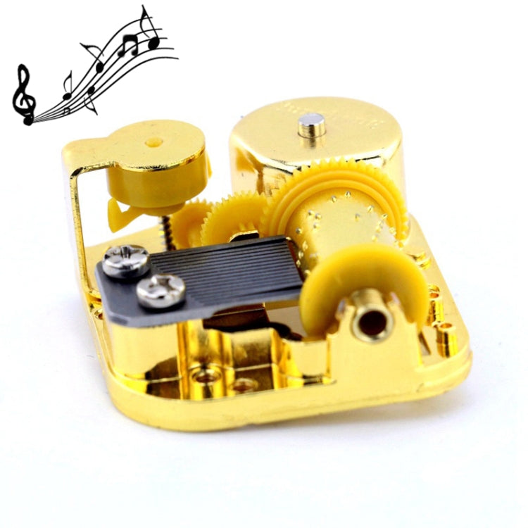 Eight-tone Gold-plated Bar Repair Parts DIY Sky City Paperback Music Box(Ode to Joy) - Music Box by PMC Jewellery | Online Shopping South Africa | PMC Jewellery | Buy Now Pay Later Mobicred