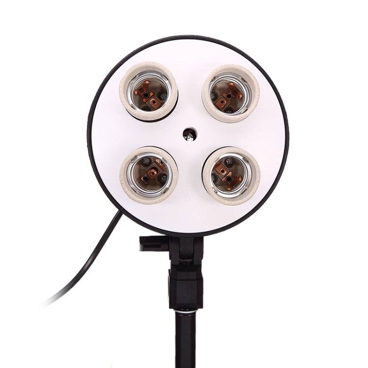 Photo Studio Softbox Kit (Four Socket Lamp Holder + 50 X 70cm Flash Lighting Softbox +2m Light Stand), EU Plug - free shipping - PMC TechLife - Order now!