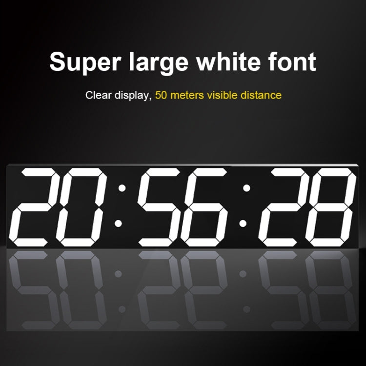 Creative LED Digital Wall Clock Multi-function WIFI Clock, Style:6 Bit Sealed Box WIFI(Red) - Wall Clock by PMc TechLife | Online Shopping South Africa | PMc TechLife | Buy Now Pay Later Mobicred