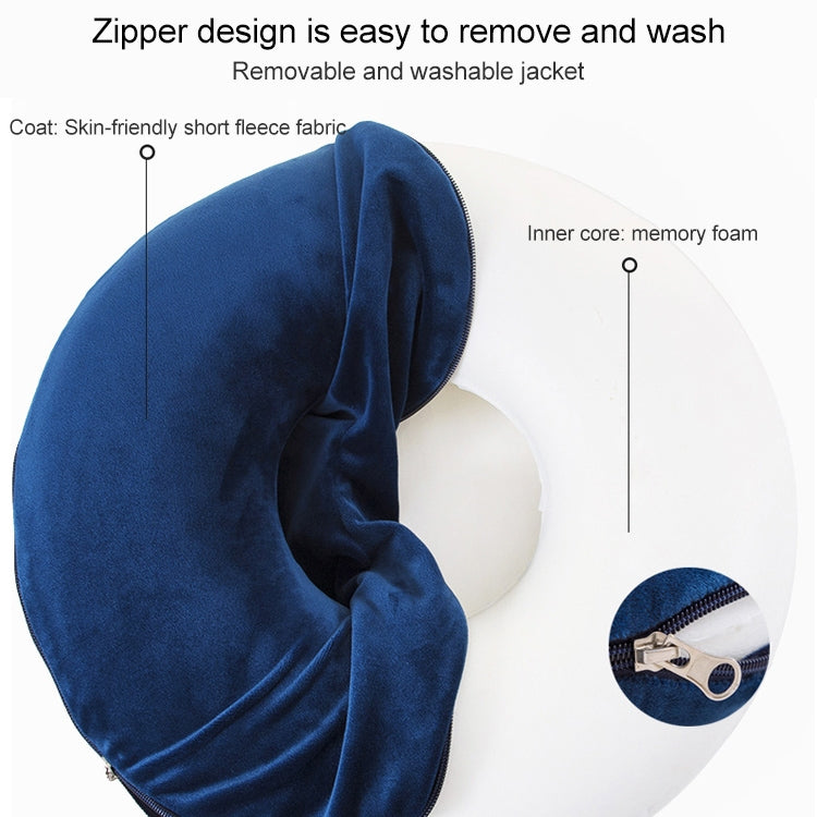 Anti-Decubitus Cushion Memory Foam Circle Chair Cushion(Navy) - Cushions & Pillows by PMC TechLife | Online Shopping South Africa | PMC TechLife | Buy Now Pay Later Mobicred