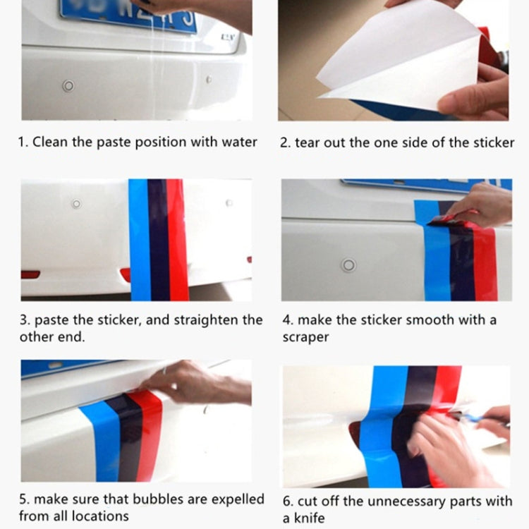 Flag Striped Car Hood Vinyl Sticker Body Decal(germany) - Decorative Sticker by PMC TechLife | Online Shopping South Africa | PMC TechLife | Buy Now Pay Later Mobicred