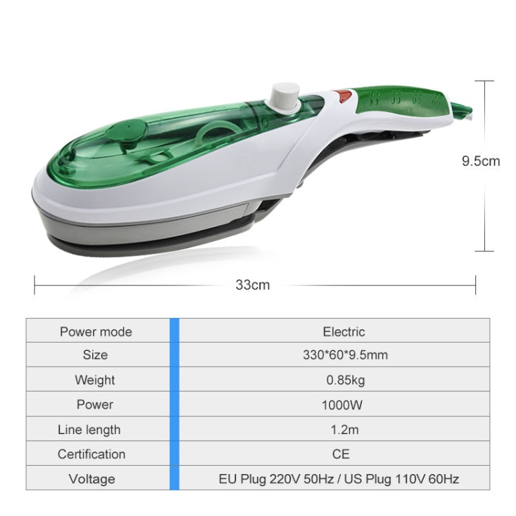 Handheld Garment Steamer Brush Portable Clothes Steam Iron, US Plug 110V(Blue) - Garment Steamer by PMC TechLife | Online Shopping South Africa | PMC TechLife | Buy Now Pay Later Mobicred