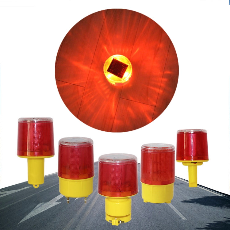 Night Solar Warning Construction Safety Warn Flash Lights Signal Light(Crude) - Warning Lights by PMC TechLife | Online Shopping South Africa | PMC TechLife | Buy Now Pay Later Mobicred