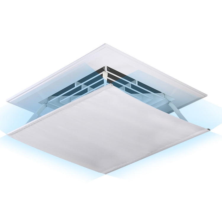Central Air Conditioning Wind Shield Wall-Mounted Anti Direct Blowing Windshield, Size:60x60cm(White) - free shipping - PMC TechLife - Order now!