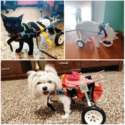 Pet Wheelchair Disabled Dog Old Dog Cat Assisted Walk Car Hind Leg Exercise Car For Dog/Cat Care, Size:XS - Training Aids by PMC Jewellery | Online Shopping South Africa | PMC Jewellery | Buy Now Pay Later Mobicred