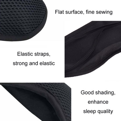 10 PCS Bamboo Charcoal Breathable Fabric Mesh Sleeping Soft Eye Mask - Eye Masks by PMC Jewellery | Online Shopping South Africa | PMC Jewellery