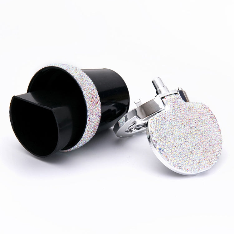 Studded Diamond Car Ashtray with Led Lamp(AB) - Ashtrays by PMC Jewellery | Online Shopping South Africa | PMC Jewellery | Buy Now Pay Later Mobicred