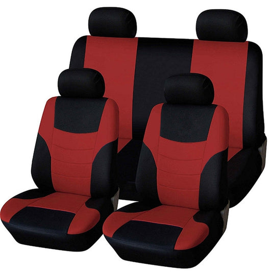 Universal Car Seat Cover Personality Stitching Automotive Chairs Protective Sleeve Cloth Automobile Seats Covers(red) - Seat Accessories by PMC Jewellery | Online Shopping South Africa | PMC Jewellery | Buy Now Pay Later Mobicred