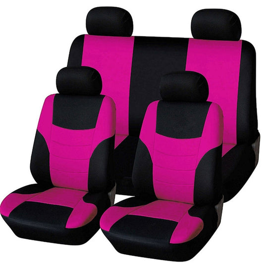 Universal Car Seat Cover Personality Stitching Automotive Chairs Protective Sleeve Cloth Automobile Seats Covers(pink) - Seat Accessories by PMC Jewellery | Online Shopping South Africa | PMC Jewellery | Buy Now Pay Later Mobicred
