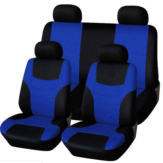 Universal Car Seat Cover Personality Stitching Automotive Chairs Protective Sleeve Cloth Automobile Seats Covers(Blue) - Seat Accessories by PMC Jewellery | Online Shopping South Africa | PMC Jewellery | Buy Now Pay Later Mobicred