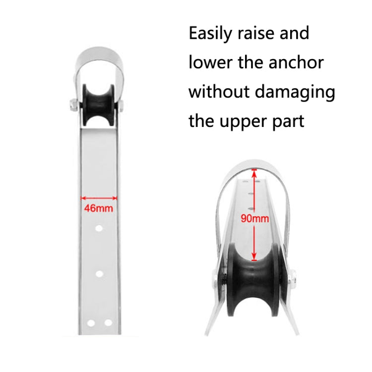 316 Stainless Steel Marine Yacht Anchor Bracket - Marine Accessories & Parts by PMC Jewellery | Online Shopping South Africa | PMC Jewellery | Buy Now Pay Later Mobicred