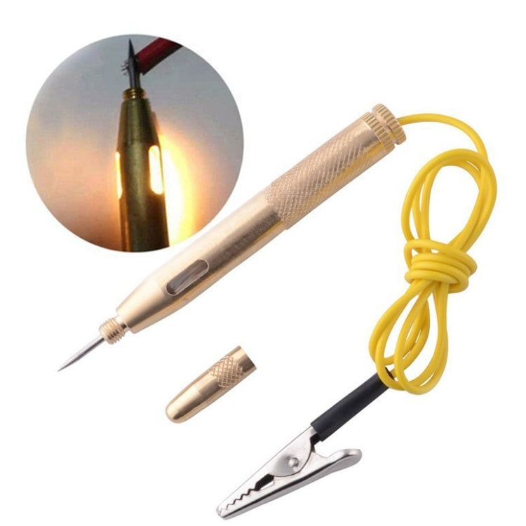 2 PCS 6-24V Copper Electric Pen General Test Light Automotive Circuit Test Pencil - Electronic Test by PMC TechLife | Online Shopping South Africa | PMC TechLife | Buy Now Pay Later Mobicred