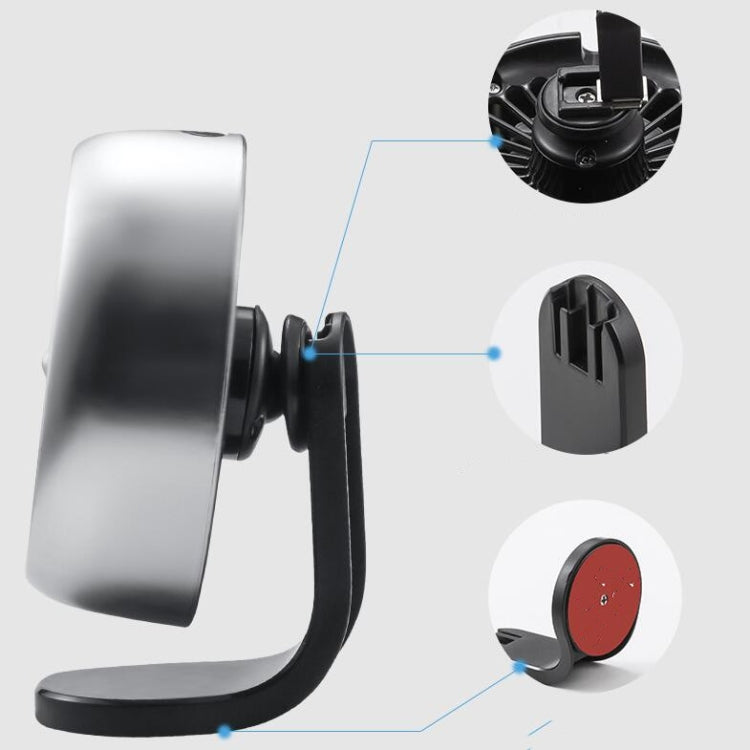 Automobile Multi-function Electric Fan Car Air Outlet USB Interface Mini Fan(Silver) - free shipping - PMC TechLife - Order now!