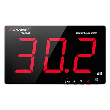 SNDWAY Wall-mounted 30~130dB Large Screen Digital Display Noise Decibel Monitoring Testers, Specification:SW526A 18 inch Display - Light & Sound Meter by SNDWAY | Online Shopping South Africa | PMC Jewellery | Buy Now Pay Later Mobicred