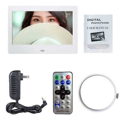 DPF-706 7 inch Digital Photo Frame LED Wall Mounted Advertising Machine, Plug:US Plug(White) - 1.5-7.0 inch by PMC Jewellery | Online Shopping South Africa | PMC Jewellery | Buy Now Pay Later Mobicred