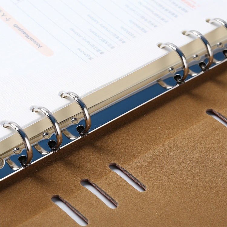 Business Notepad Loose Leaf Replaceable Inner Notebook Thickened Diary Book, Color:A5 Red - free shipping - PMc TechLife - Order now!