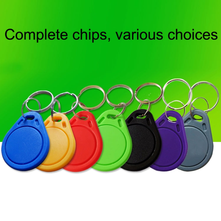 10PCS IC Access Control Card Entree Control M1 Compatibel Fudan Rfid 13.56Mhz Keyfob Sleutelhanger Tag Sleutelhanger(Orange) - Access Card by PMC Jewellery | Online Shopping South Africa | PMC Jewellery | Buy Now Pay Later Mobicred