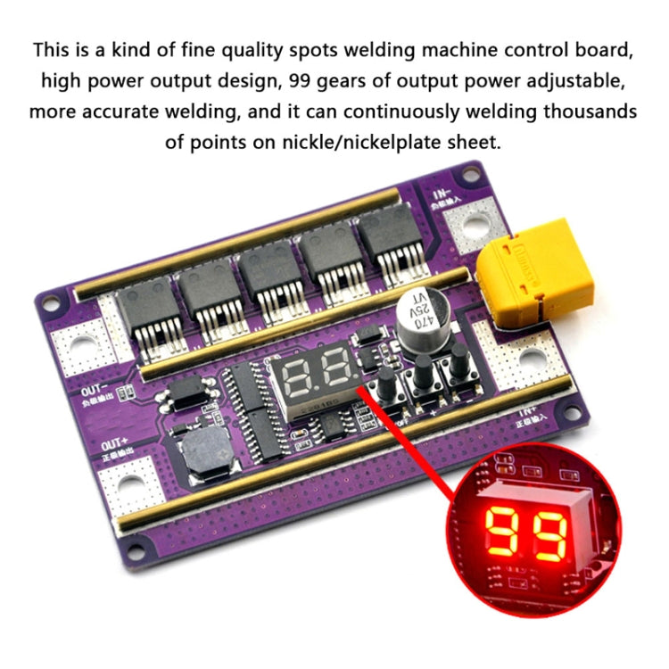 Start Treasure Version 12V Digital Display DIY Battery Spot Welding Machine Pen Control, Style:6 Square Pen - Others by PMC TechLife | Online Shopping South Africa | PMC TechLife | Buy Now Pay Later Mobicred