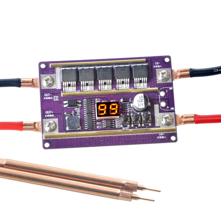 Lead-Acid Battery Version 12V Digital Display DIY Battery Spot Welding Machine Pen Control, Style:6 Square Pen - Others by PMC TechLife | Online Shopping South Africa | PMC TechLife | Buy Now Pay Later Mobicred
