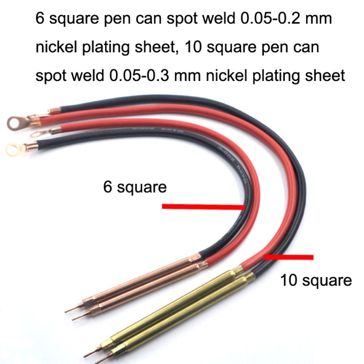 Lead-Acid Battery Version 12V Digital Display DIY Battery Spot Welding Machine Pen Control, Style:6 Square Pen With Case - Others by PMC TechLife | Online Shopping South Africa | PMC TechLife | Buy Now Pay Later Mobicred